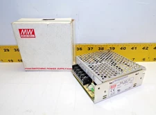 New Mean Well Switching Power Supply 100-240 VAC Input 15 VDC Output  RS-50-15