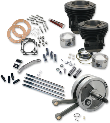 S&S CYCLE 93 Inch Sidewinder Big Bore Stroker Engine Performance