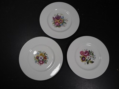 Royal Worcester?  Handbemalt?  Signierter DS (Doris Sparkes?) 3er Set Teller