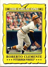 2021 Topps Heritage #GO-8 Roberto Clemente The Great One