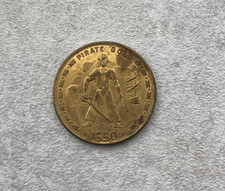 "1650-Dated" Pirate Gold One Doubloon Token L2