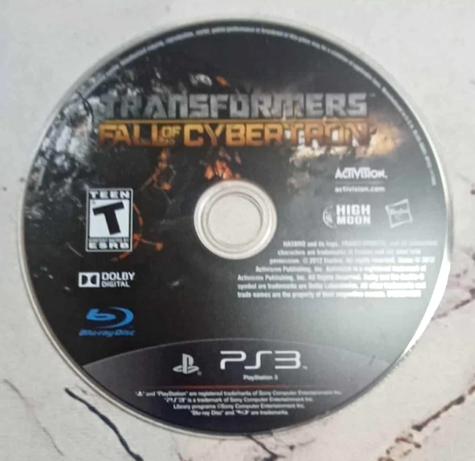 Transformers: Fall Of Cybertron Sony PlayStation 3 PS3 Disc Only Tested Works - Image 2 of 3
