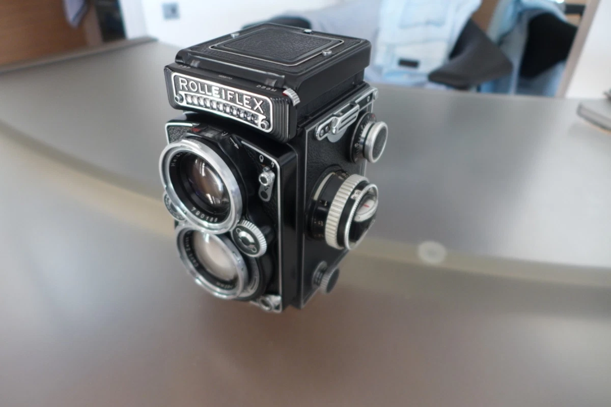 SERVICED* RARE Original 120mm FILM Adapted Rolleiflex I 1st Rollei TLR Camera