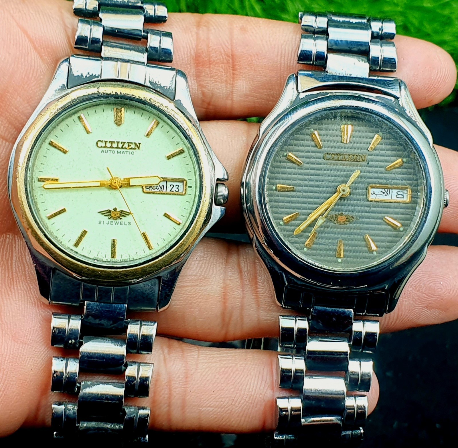 Japan Automatic 21 Men Made Jewels Watches Lot Day Of Citizen Date Vintage - VintageWatches.PK Japan Automatic 21 Men Made Jewels Watches Lot Day Of Citizen Date Vintage - vintagewatches.pk