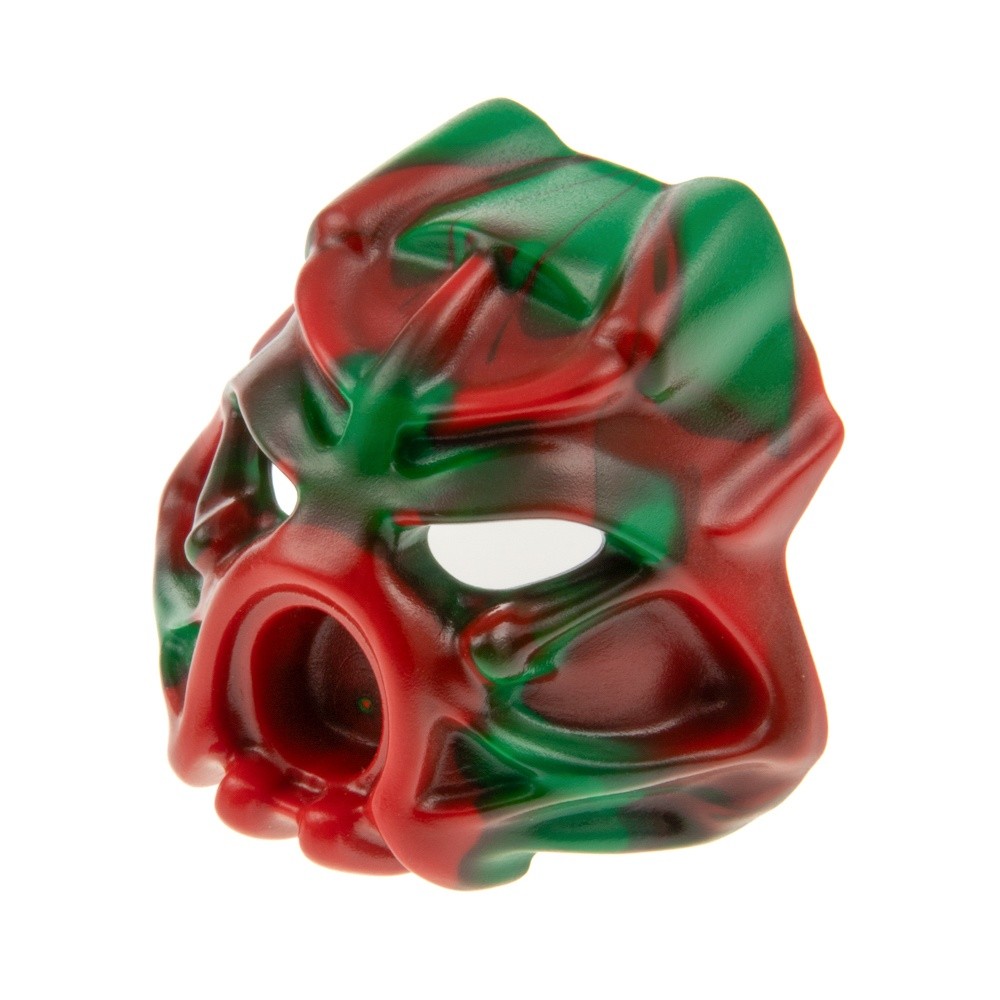 1X Lego Bionicle Figure Mask Hau Nuva Red Forehead Green Kanohi