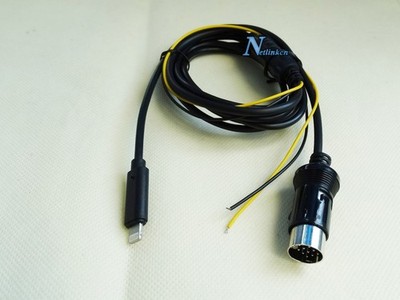 13 Pin AUX Cable For Eclipse CD3000 CD3100 CD3200 CD4000 iPhone 13 12 11