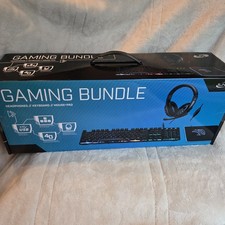 NEW IN BOX iLive Gaming Bundle Keyboard Headset Mouse + pad for PC USB