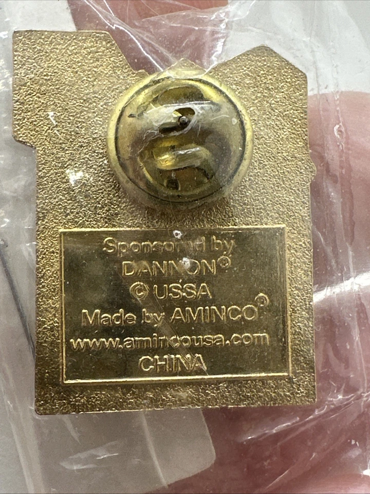 United States Olympic Ski Team Pin Park City Gold Cup 02 Dannon  - Image 2 of 2