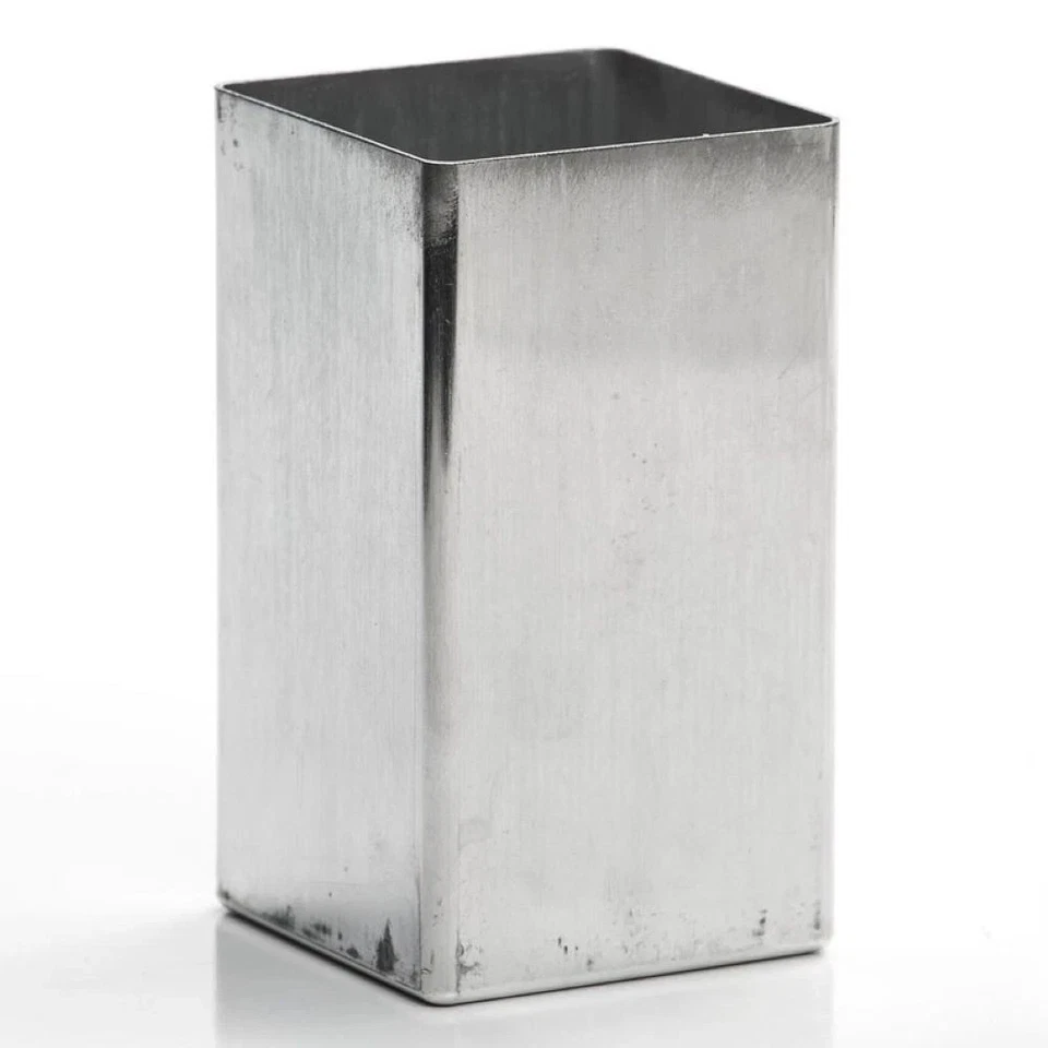 SQUARE Seamless Aluminum Candle Mold 3 inch Square - No Seams-Choice of height - Image 3 of 3