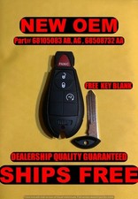 New Oem 2013-23 Jeep Cherokee Remote Start Key Fob 68508732aa 68105083 Gq4-53t New Oem 2013-23 Jeep Cherokee Remote Start Key Fob 68508732aa 68105083 Gq4-53t