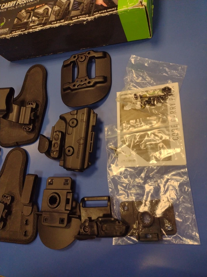 Alien Gear Glock 43X 9mm Core Carry Pack Holster RH 4 Carry Positions Gun Kit  - Image 3 of 4