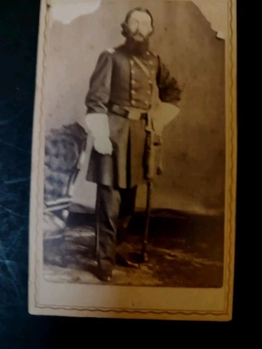 Civil War Union Officer Carte de Visite Ball & Thomas Cincinnati