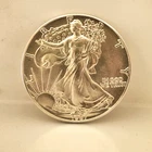 1987 Walking Liberty Dollar American Eagle 1 Oz Fine Silver Coin EXC COND