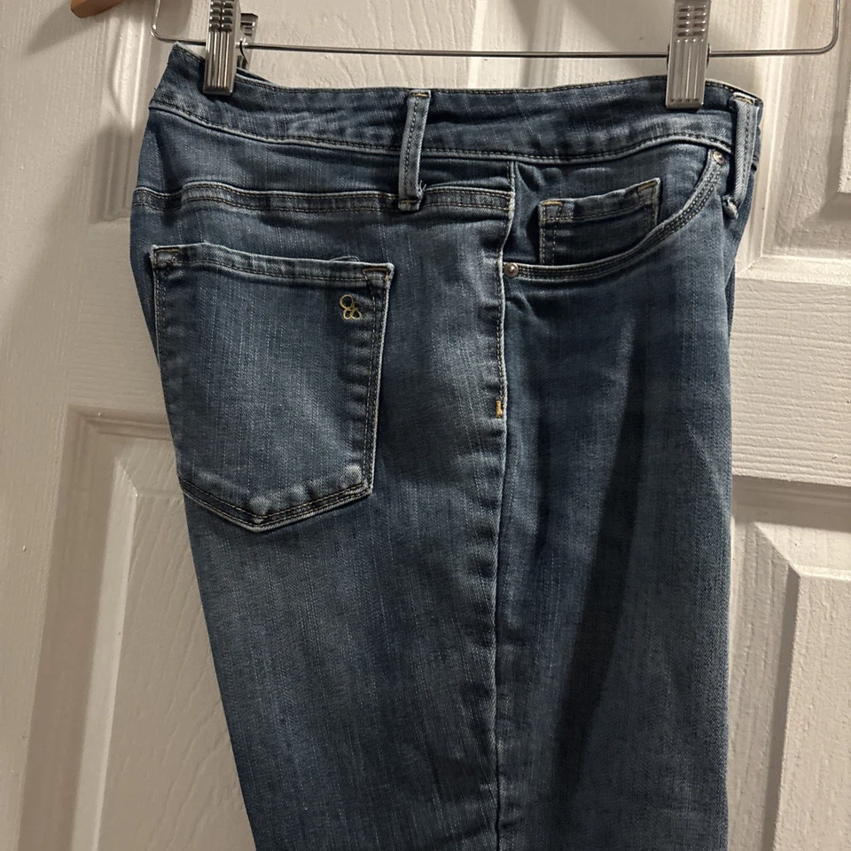 Pantalones de mezclilla Jessica Simpson Kiss Me súper ajustados para mujer talla 6/28 lavado oscuro elásticos Foto 4 de 4