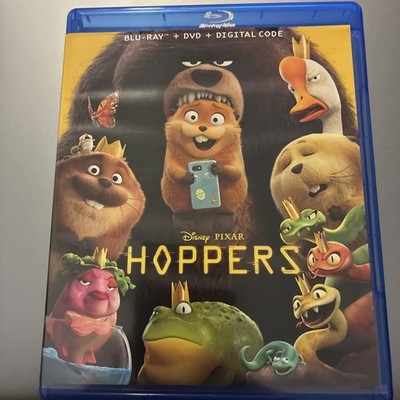 Disney Pixar HOPPERS (Blu-ray, 2026). No DVD or slipcover.
