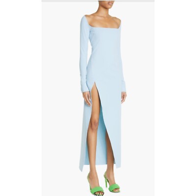 eva usa bridesmaid dresses 5193 Long Off Shoulder Fitted Mermaid Dress BFVIP2023 there waistband detail Mesh Long Sleeve Structured Color::#29-Green