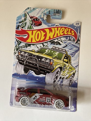 Hot Wheels Mitsubishi 2008 Lancer Evo Winter Series Kostenloser Versand Sehr Cool Sammeln! - Bild 1 von 5