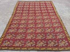 6x9 ft Vintage Hand Woven Kilim Rug Traditional Wool Carpet