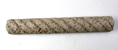 1 Trim Tile Angora Canada Ceramic Clay Brown 7-7/8'' X 1-1/4'' Roped Matte Border