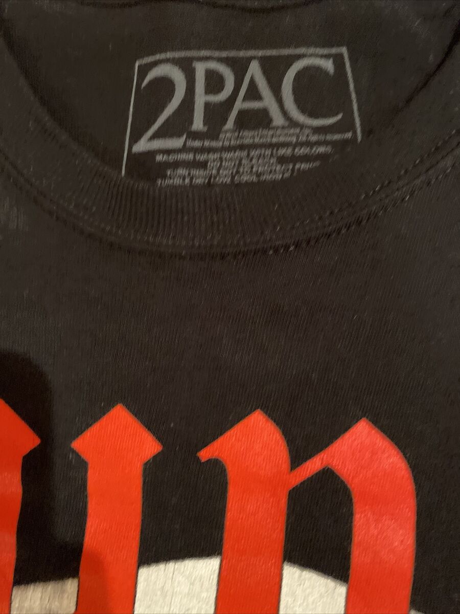 2Pac tshirt,raw vibes,black cotton,Medium,great condition 2Pac tshirt,raw vibes,black cotton,Medium,great condition