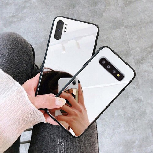 Funda espejo de cristal a prueba de golpes para Samsung Galaxy S24 S23 S22 S21 S20 S10 S9 S8 - Imagen 13 de 18