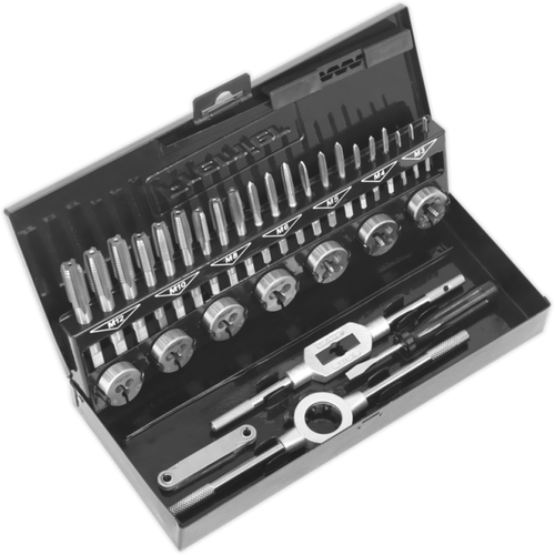 Jeu De 3 Tarauds à Main Métrique En Acier Rapide M10x1.25 - Marque Wiseman Threading, Neuf UK