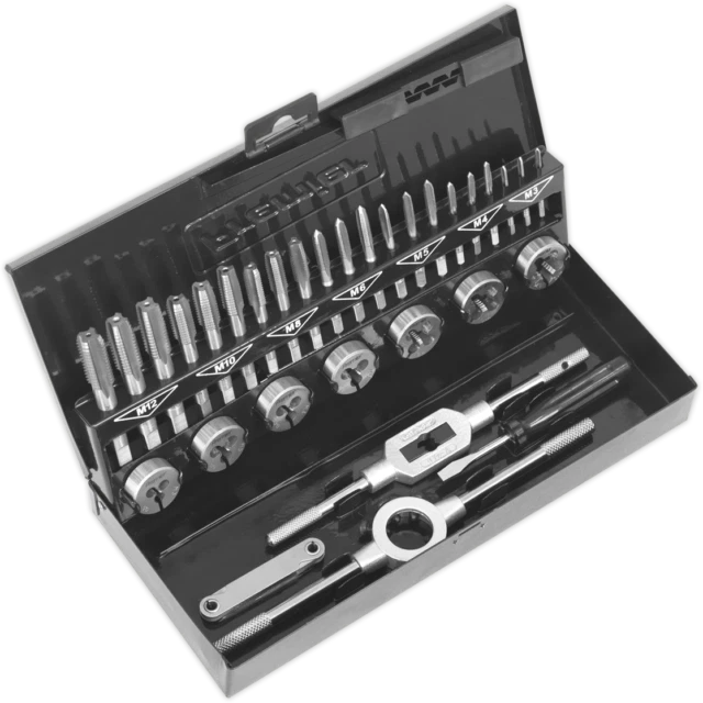 Set Metric Tap & Die Vehicle Threading Tools