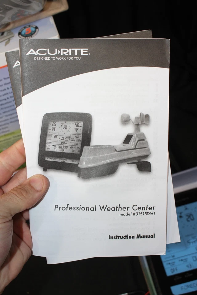 ACURITE PROFESSIONAL WEATHER CENTER 01515DIA2 5-in-1 UNUSED! New! Large Display - Image 4 of 4