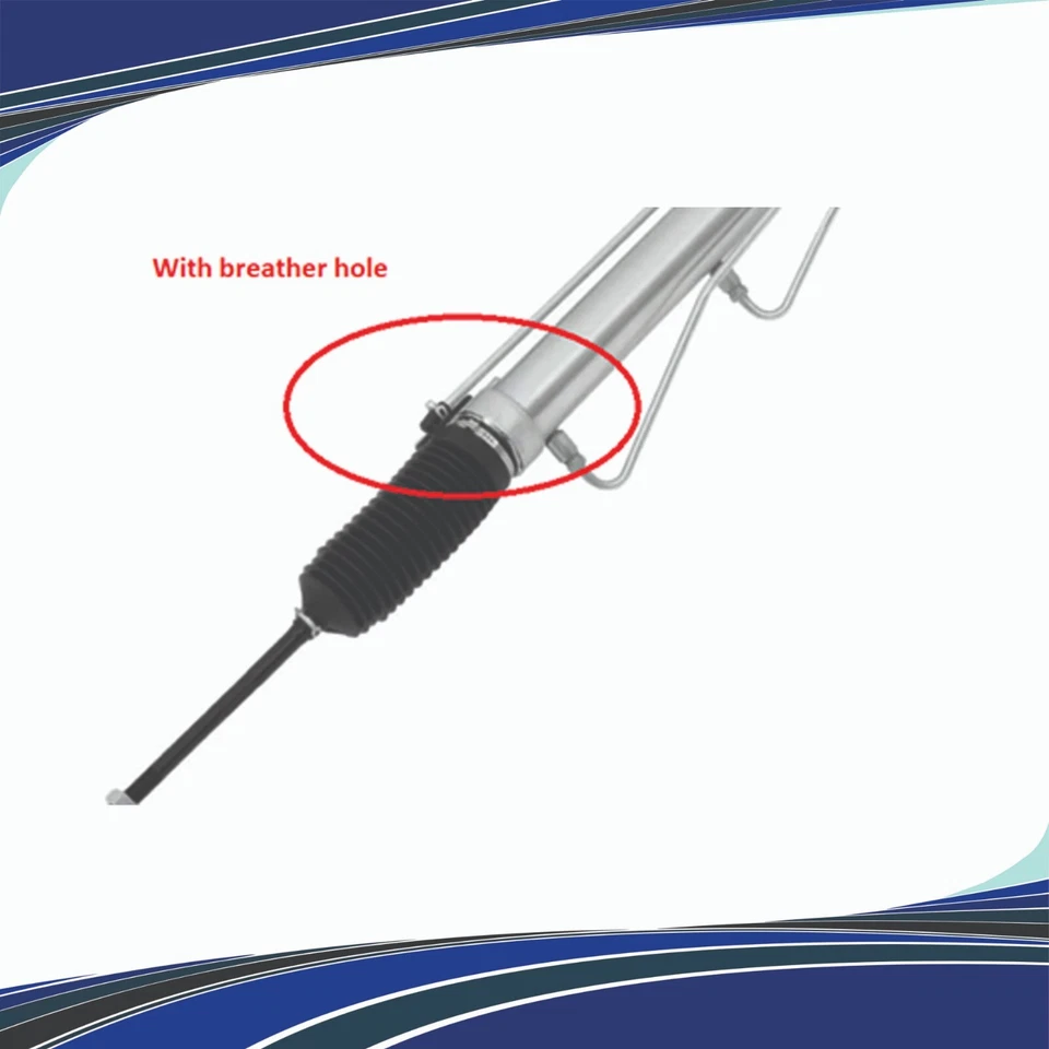 Kit de bota de fuelle de cremallera y piñón para Dodge Viper 1992-2001 todo (ventilado) Foto 2 de 4