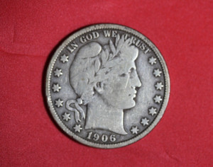 Estate  Find 1906-  Barber Half Dollar  #P27458