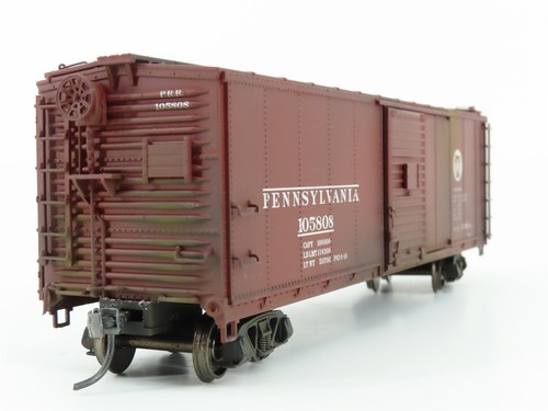 HO Scale Atlas 6426-2 PRR Pennsylvania Railroad Box Car #105808 Custom Weathered - Picture 6 of 11