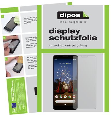 Pellicola Protettiva per Google Pixel 3a Protezione Schermo Antiriflesso dipos