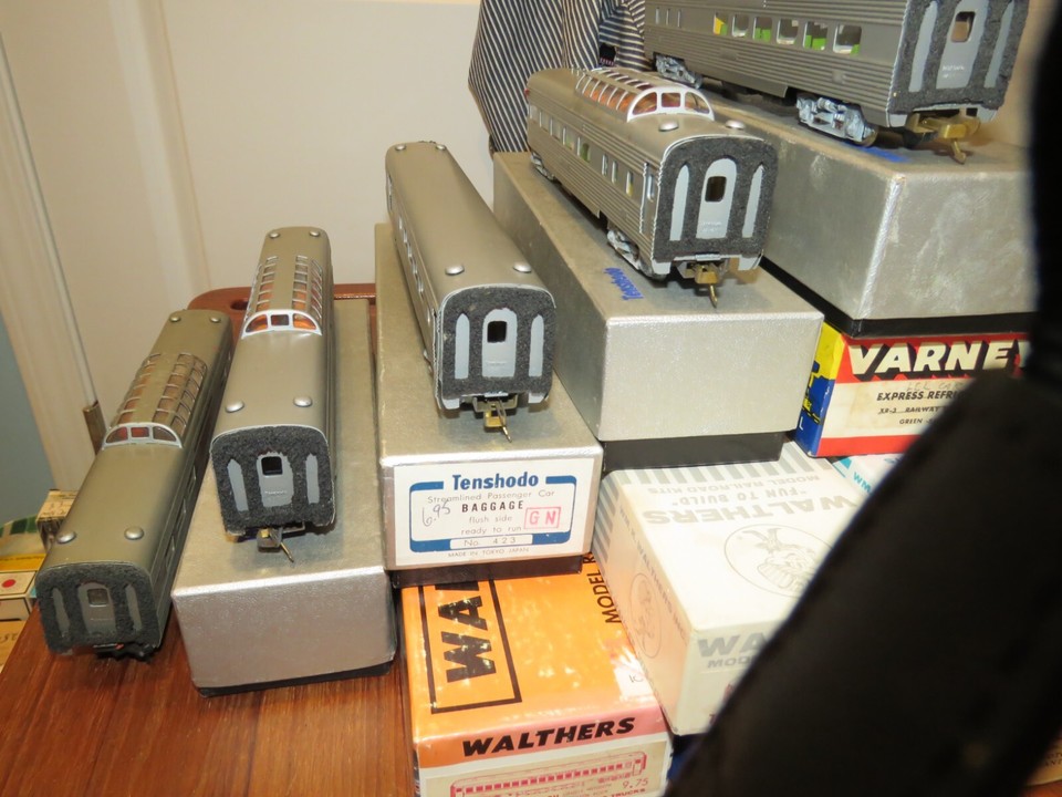 5 HO Tenshodo Brass Streamlined Passenger Cars eBay