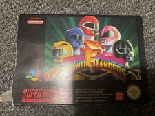 Thumbnail of ebay&reg; auction 133867360069 | Power Rangers SNES ULTRA RARE. PAL UK Power Rangers für Super Nintendo komplett.