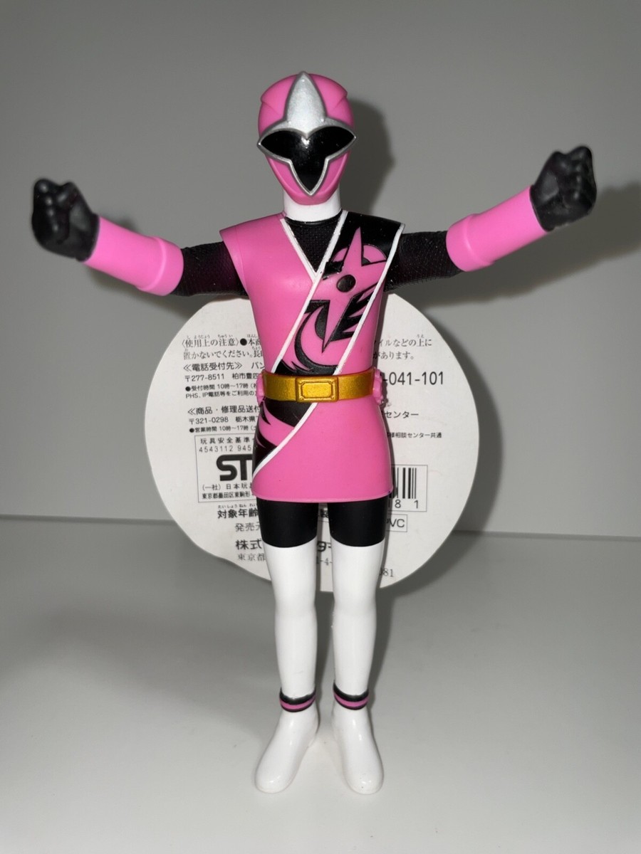USED E958 Power Rangers Ninja Steel Pink Sentai Hero Series