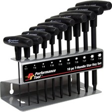 Performance Tool W80276 10 Pc T-Handle Star W...