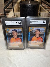 2005 Bowman Draft Gold Justin Verlander SGC 9.5 and 9.0🔥🔥🔥