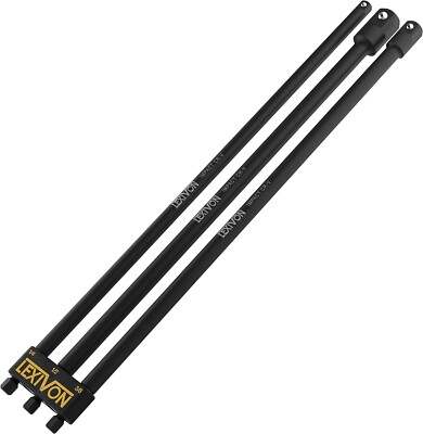 Impact Grade Socket Adapter Set,12''Extension Bit With Holder |3-Piece 1/4 LX-103