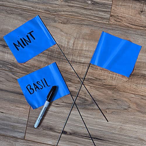 Orange Marking Flags 1000 Pack - 4x5-Inch Marker Assorted Sizes , Colors - Picture 41 of 84