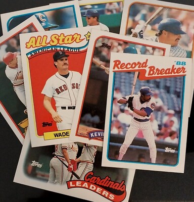 1989 TOPPS BASEBALL CARDS - HOF - ALL STARS - ROOKIES - TTM - YOU PICK #1-#305