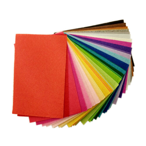 Sewing Felt Sheet Set - 40 Pcs Assorted Colors for Crafts - Afbeelding 1 van 18