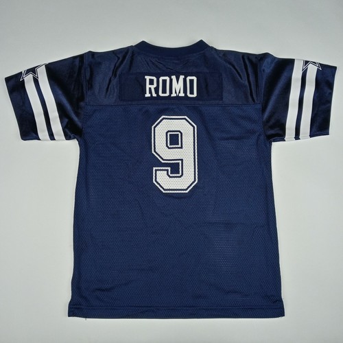 Dallas Cowboys Tony Romo #9 Football Jersey NFL Youth Boys Size Large Blue - Picture 4 of 9