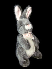 Vintage Plush Easter Bunny Hand Puppet - Korea- 15" Broadway Southwest 1979