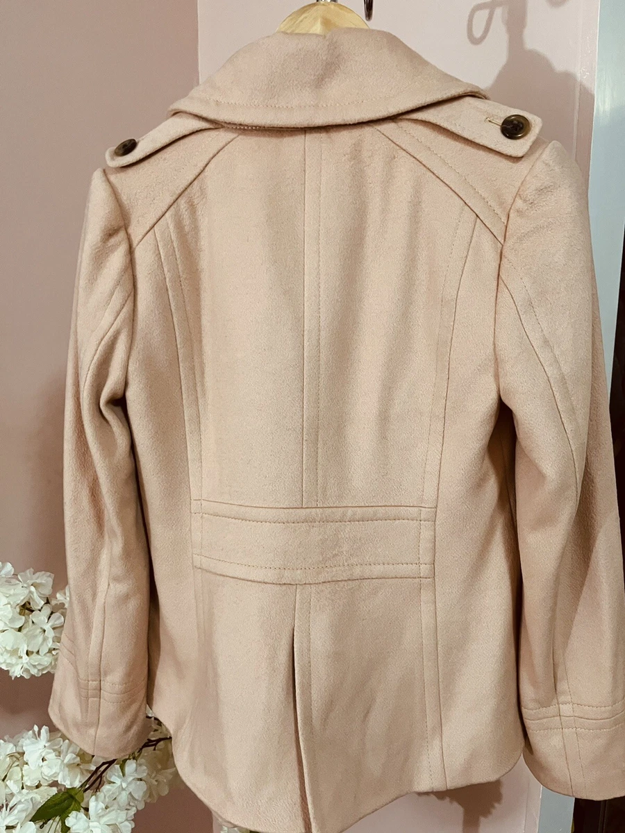 Blush peacoat top