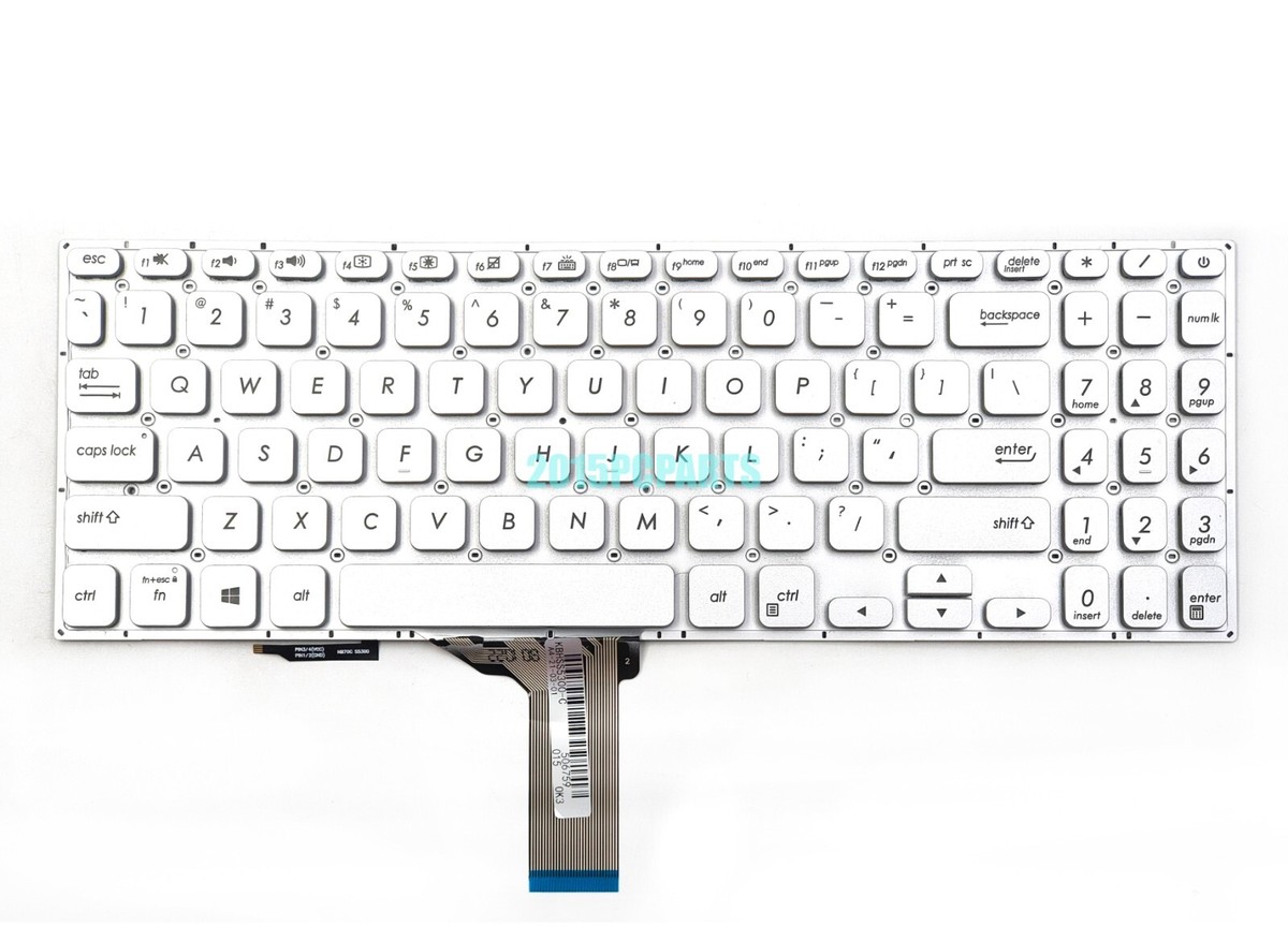 ASUS Vivobook S15 S530UA S5300F/FN/UN X530/M K530/FA Y5100UB KEYBOARDS BLACK SILVER LIGHT