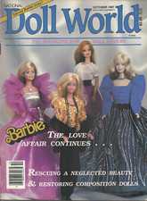 NATIONAL DOLL WORLD MAGAZINE OCTOBER  1987 VOLUME 11 NUMBER 5  PATTERNS