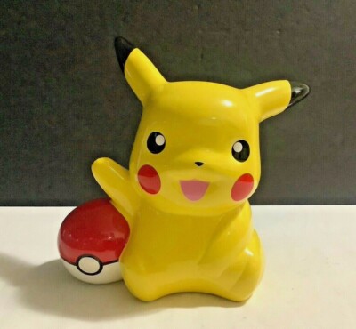  2017 F.A.B New York Nintendo Pokemon 9  Tall Ceramic Pikachu Piggy Coin Bank