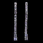 925 Sterling Silver Earrings Round Tanzanite Natural Gemstone Jewelry