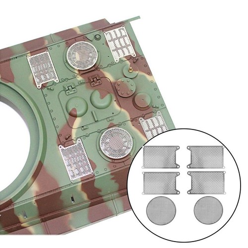 6x Metallschutznetze Für 1:16 Heng Long RC Panzer - Upgrade Zubehör Für 3888 Modelle
