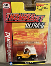 Auto World Thunderjet Sand Van Blue HO Scale Slot Car NEW